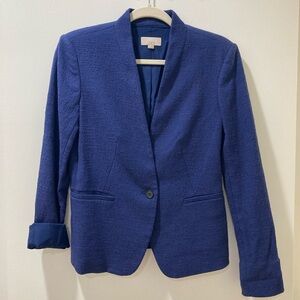 LOFT blazer, blue, size 4